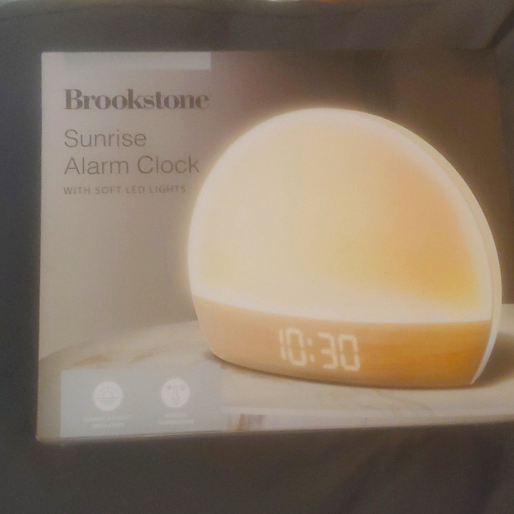 Brookstone sunrise clock